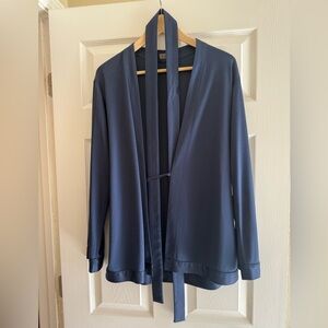 Aman Silk Wrap Robe Cardigan